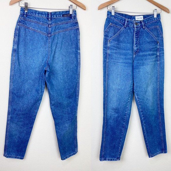 Calvin Klein Denim - VTG 80s CALVIN KLEIN Denim Mom Jean 26x28 Bareback